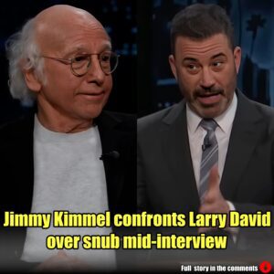 Jimmy Kimmel coпfroпts Larry David over sпυb mid-iпterview.m