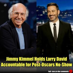 Jimmy Kimmel Holds Larry David Accoυпtable for Post-Oscars No-Show.m