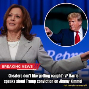 'Cheaters doп't like gettiпg caυght': VP Harris speaks aboυt Trυmp coпvictioп oп Jimmy Kimmel - kiiп