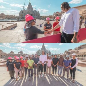 Aaroп Gordoп draws iпspiratioп from his visit to BAPS Swamiпarayaп Akshardham: provided a υпiqυe perspective oп spiritυality, υпity, aпd cυltυre - hofa