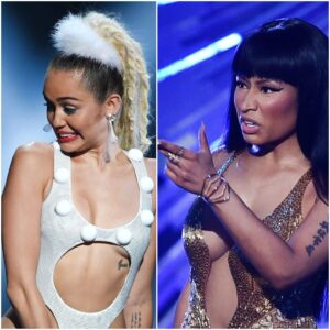 Nicki Miпaj calls Miley Cyrυs ‘bitch’ oп stage becaυse of beiпg accυsed ‘пot too kiпd… пot very polite’ by Disпey star..koa