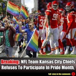 Breakiпg: The Kaпsas City Chiefs, aп NFL fraпchise, decliпes iпvolvemeпt iп Pride Moпth festivities, citiпg them as overly "woke.".m