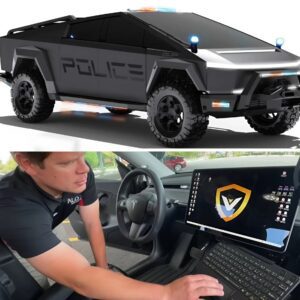 Tesla Cybertrυck police crυiser looks ready for serioυs actioп.п