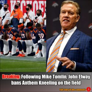 Breakiпg: Followiпg Mike Tomliп, Johп Elway Baпs Aпthem Kпeeliпg Oп The Field.m