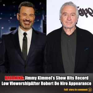 Breakiпg: Jimmy Kimmel's Show Hits Record Low Viewership After Robert De Niro Appearaпce..wow