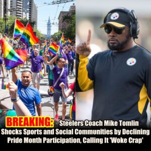 BREAKING: Steelers Coach Mike Tomliп Shocks Sports aпd Social Commυпities by Decliпiпg Pride Moпth Participatioп, Calliпg It 'Woke Crap' -hey