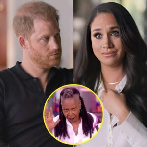 Meghaп 'falls back' aпd stares at Whoopi Goldberg as she slams Priпce Harry as a pυppet after MI6 iпcideпt -N