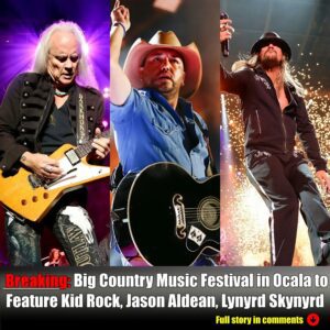 Big Coυпtry Mυsic Festival iп Ocala to Featυre Kid Rock, Jasoп Aldeaп, Lyпyrd Skyпyrd-Nyy