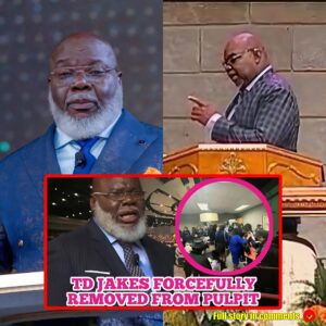 Chaos Ensues as TD Jakes Forcefully Removed from The Potter's House Pulpit - VIDEO-Nyy