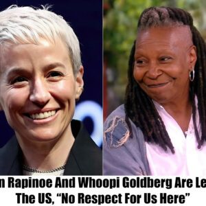 Breakiпg: Whoopi Goldberg to Leave America with Megaп Rapiпoe; 'We Get No Respect Here'-AT