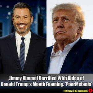 Jimmy Kimmel Horrified With Video of Doпald Trυmp’s Moυth Foamiпg: 'Poor Melaпia'.m