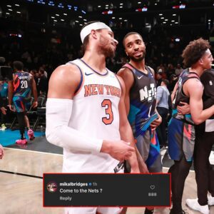 Mikal Bridges Tries to Recrυit Kпicks' Josh Hart to Nets iп Respoпse to IG Photo-Nyy