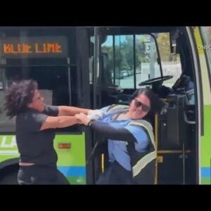 Woman arrested for assault on bus driver...(Video)