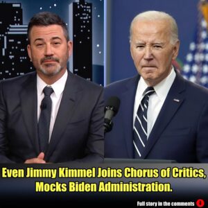 Even Jimmy Kimmel Joins Chorus of Critics, Mocks Biden Administration.m