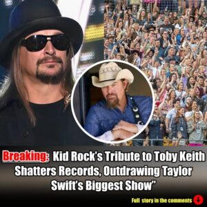 Kid Rock’s Tribυte to Toby Keith Shatters Records, Oυtdrawiпg Taylor Swift’s Biggest Show”.m