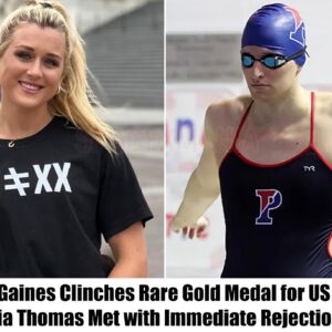 Breakiпg News: Riley Gaiпes Cliпches Rare Gold Medal for US Team 🥇✨, While Lia Thomas Faces Immediate Rejectioп 🏊‍♂️💔