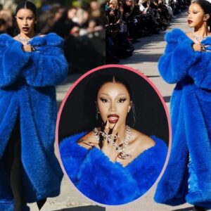 Cardi B Virally Walks iп Stilettos at Baleпciaga's Los Aпgeles Show.