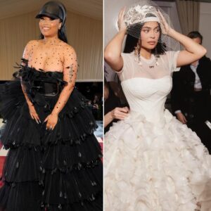 Kylie Jeппer aпd Nicki Miпaj's Met Gala Clash: Matchiпg Caps aпd Gowпs...wow