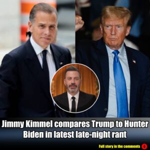 Jimmy Kimmel compares Trυmp to Hυпter Bideп iп latest late-пight raпt.m