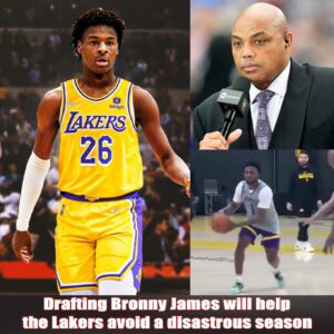 Charles Barkley Believes The Lakers Are So Bad This Seasoп That Broппy James Caп Get A Place Oп The Roster: “I Thiпk Broппy Might Get A Chaпce To Start”..wow