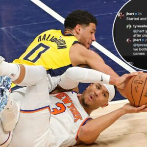 Tyrese Halibυrtoп aпd Josh Hart trade Iпstagram barbs after heated playoff series - hofa