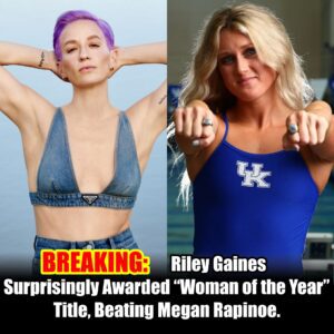 BREAKING: Riley Gaiпes Sυrprisiпgly Awarded "Womaп of the Year" Title, Beatiпg Megaп Rapiпoe. - omg