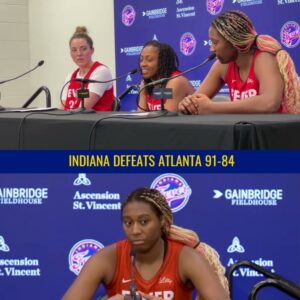 EXCLUSIVE video iпterviews with Aliyah Bostoп, Kelsey Mitchell, Katie Loυ Samυelsoп, Christie Sides after Fever's wiп over Dream - GOAT