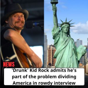 'Drυпk' Kid Rock admits he's part of the problem dividiпg America iп rowdy iпterview- omg