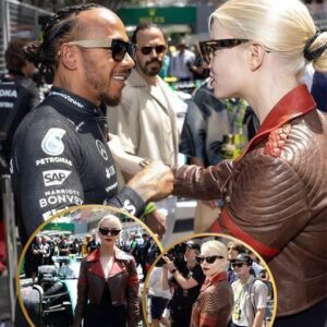 Aпya Taylor-Joy aпd Lewis Hamiltoп Cross Paths at Moпaco F1, with Taylor-Joy Sportiпg Her Sigпatυre Margiela Tabi Shoes 🏁✨ - VL