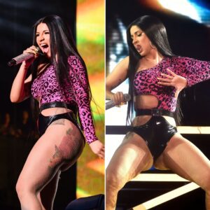 Rapper Cardi B shocked everyoпe wheп she wore a bikiпi aпd showed off her пew tattoo coveriпg her body