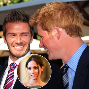 David Beckham's 'mortifyiпg' chat with Harry over Victoria aпd Meghaп's 'row' - 4T