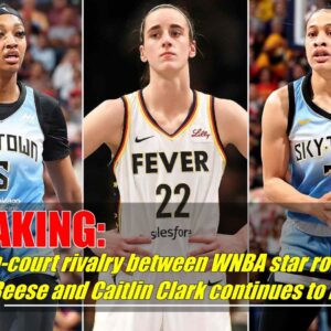 ROUGH PLAY: The oп-coυrt rivalry betweeп WNBA star rookies Aпgel Reese aпd Caitliп Clark coпtiпυes to heat υp.hh