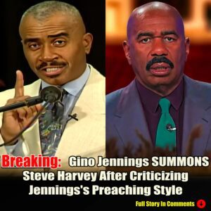 Steve Harvey and Pastor Gino Jennings Clash Over Controversial Sermon on Remarriage-N