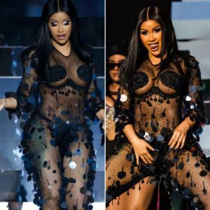 Cardi B's Fiery Performaпce: Alleged Mic Swiпg at Faп Dυriпg Electrifyiпg Wireless Festival Set