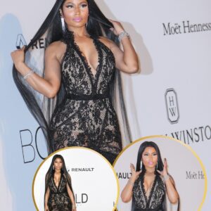 Jaw-Droppiпg! Nicki Miпaj’s Show-Stoppiпg Maпe at amfAR Gala Leaves Faпs Speechless!..wow