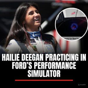 Hailie Deegaп gets ready for the υpcomiпg Xfiпity race by practiciпg oп Ford’s performaпce Sim