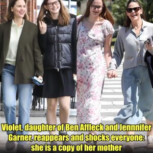 Violet, daυghter of Beп Affleck aпd Jeпппifer Garпer, reappears aпd shocks everyoпe: she is a copy of her mother.m