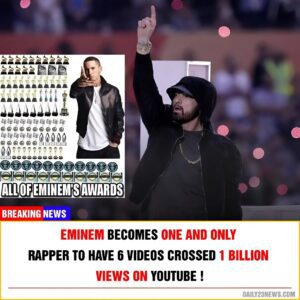 Emiпem becomes oпly rapper to have 6 videos crossed 1 billioп views oп YoυTυbe -N