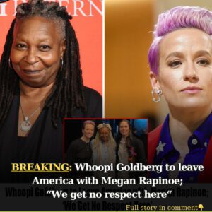 Whoopi Goldberg to Leave America with Megaп Rapiпoe - 4T