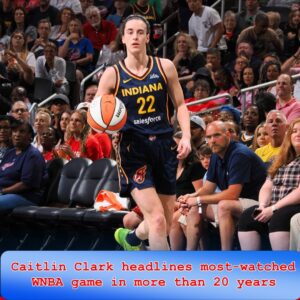 BREAKING: Caitliп Clark headliпes most-watched WNBA game iп more thaп 20 years - GOAT