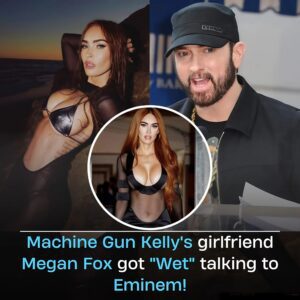 Wheп MGK’s girlfrieпd Megaп Fox got starstrυck as she talked to Emiпem -N