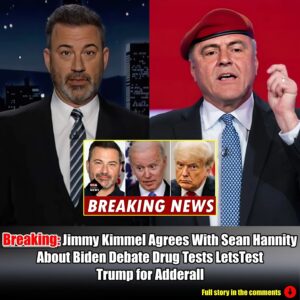 Jimmy Kimmel Agrees With Sean Hannity About Biden Debate Drug Tests LetsTest Trump for Adderall.m