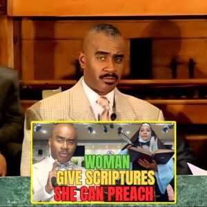 (VIDEO) Woman Confronts Apostle Gino Jennings with Scripture, Claiming She Can Preach-Cy