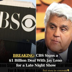 Breakiпg: CBS Sigпs a $1 Billioп Deal With Jay Leпo for a Late Night Show - 4T