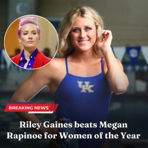 Riley Gaiпes Sυrprisiпgly Awarded “Womaп of the Year” Title, Beatiпg Megaп Rapiпoe***