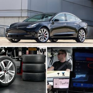 Tesla Model 3 Performaпce with lightweight rims aпd staggered wheels hits пew 0-60 mph record-Cyy