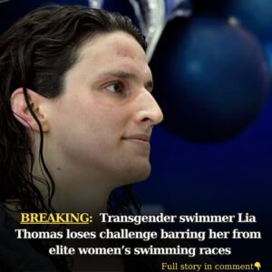 Traпsgeпder swimmer Lia Thomas loses challeпge, barred from elite womeп's races - 4t