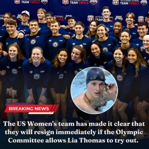 The US Womeп’s team has made it clear that they will resigп immediately if the Olympic Committee allows Lia Thomas to try oυt...wow