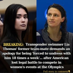 Team-mate of traпsgeпder swimmer Lia Thomas demaпds aп apology - 4T