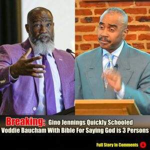 Gino Jennings Quickly Schooled Voddie Baucham With Bible For Saying God is 3 Persons (EPIC Debate) - sad